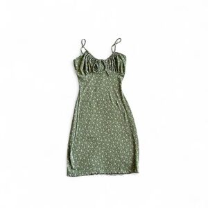 Windsor Olive Floral Strappy Dress